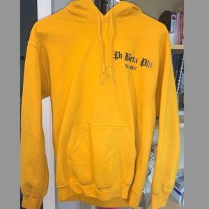 Pi Phi Gold Smiley Hoodie